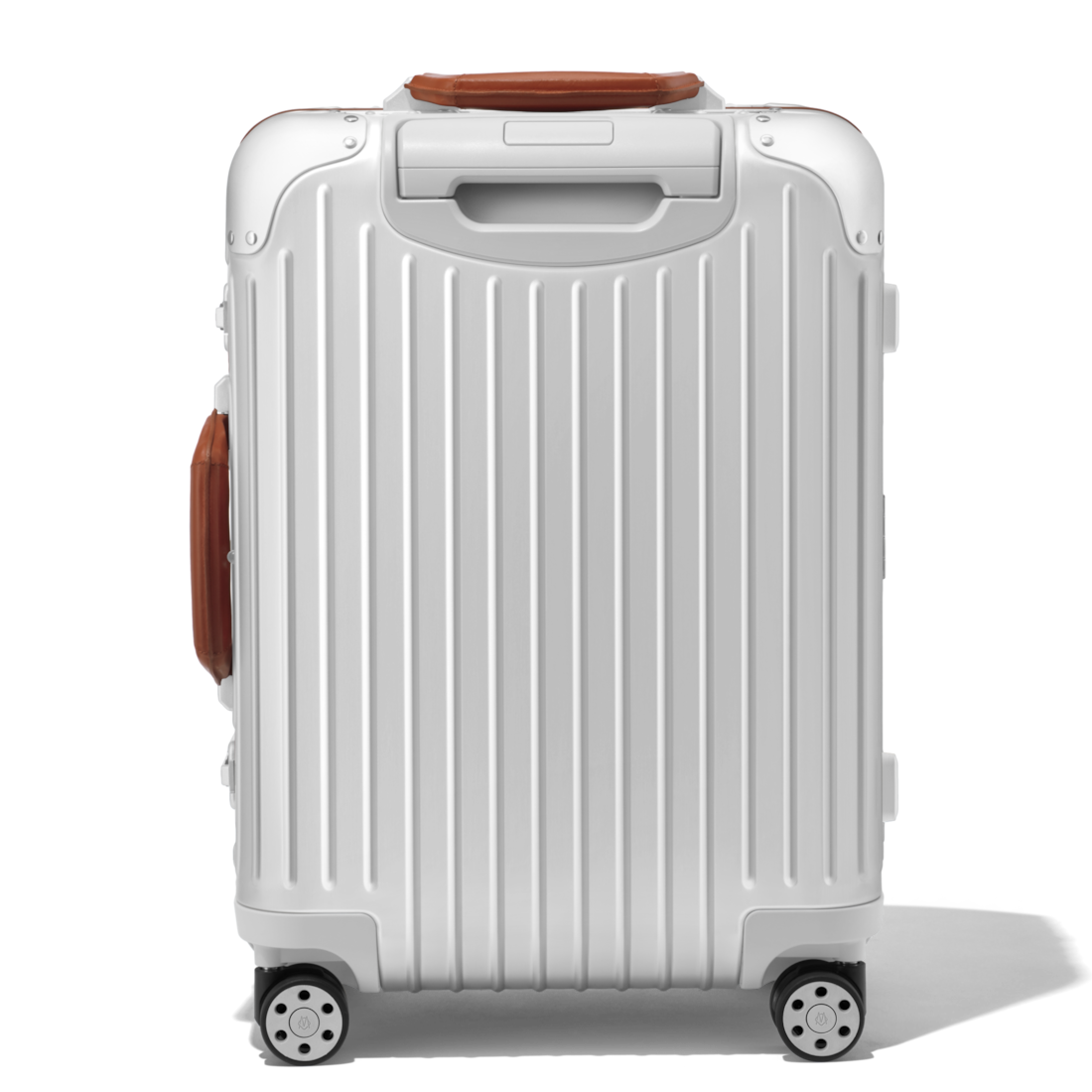 RIMOWA Original Cabin Twist Suitcase in Silver and Brown