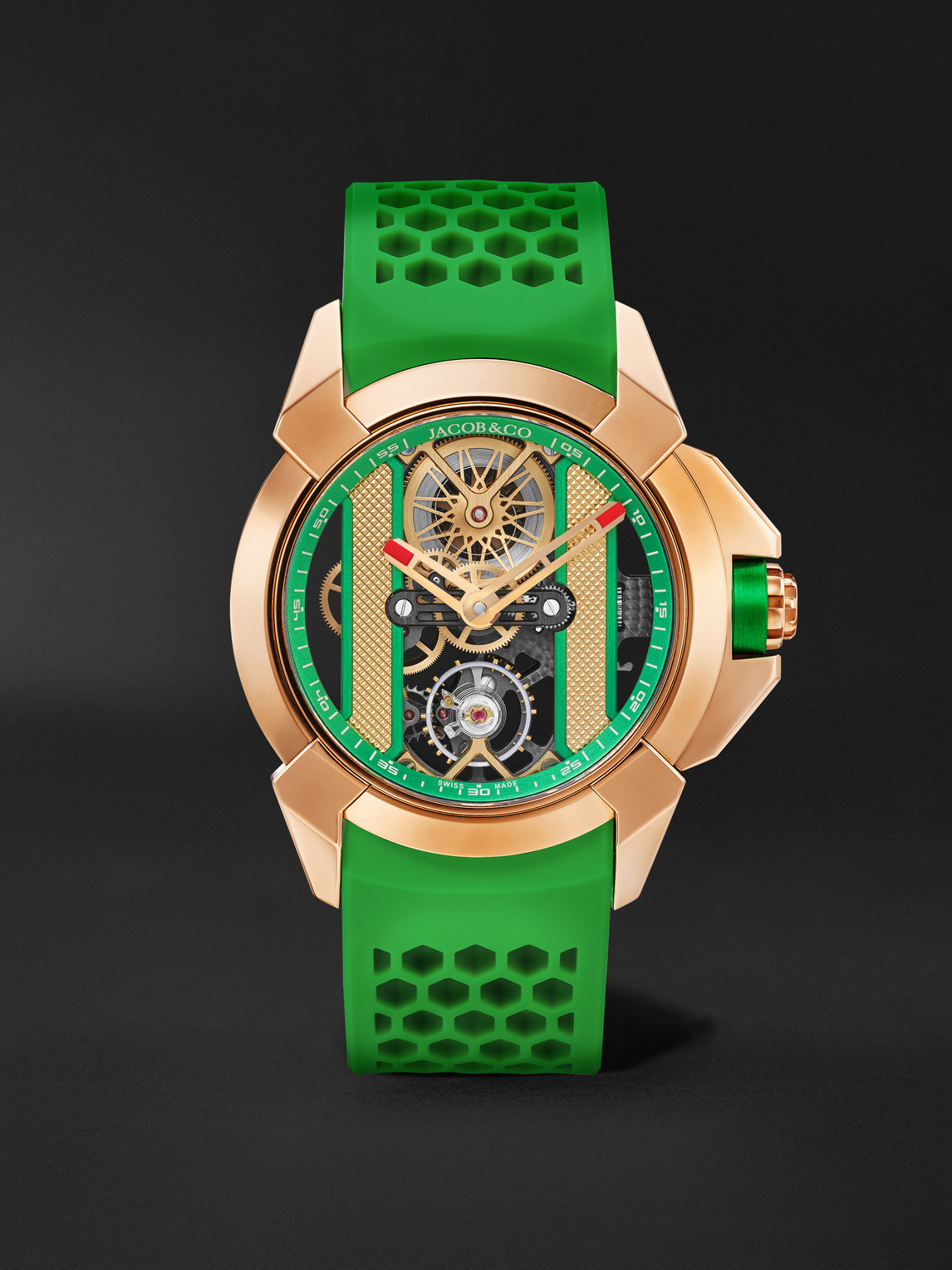 エコビッチ Jacob & Co. Epic X Skeleton Yellow - Exquisite Timepieces