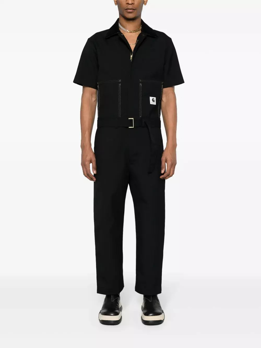 sacai x Carhartt WIP Suiting Bonding jumpsuit | Black