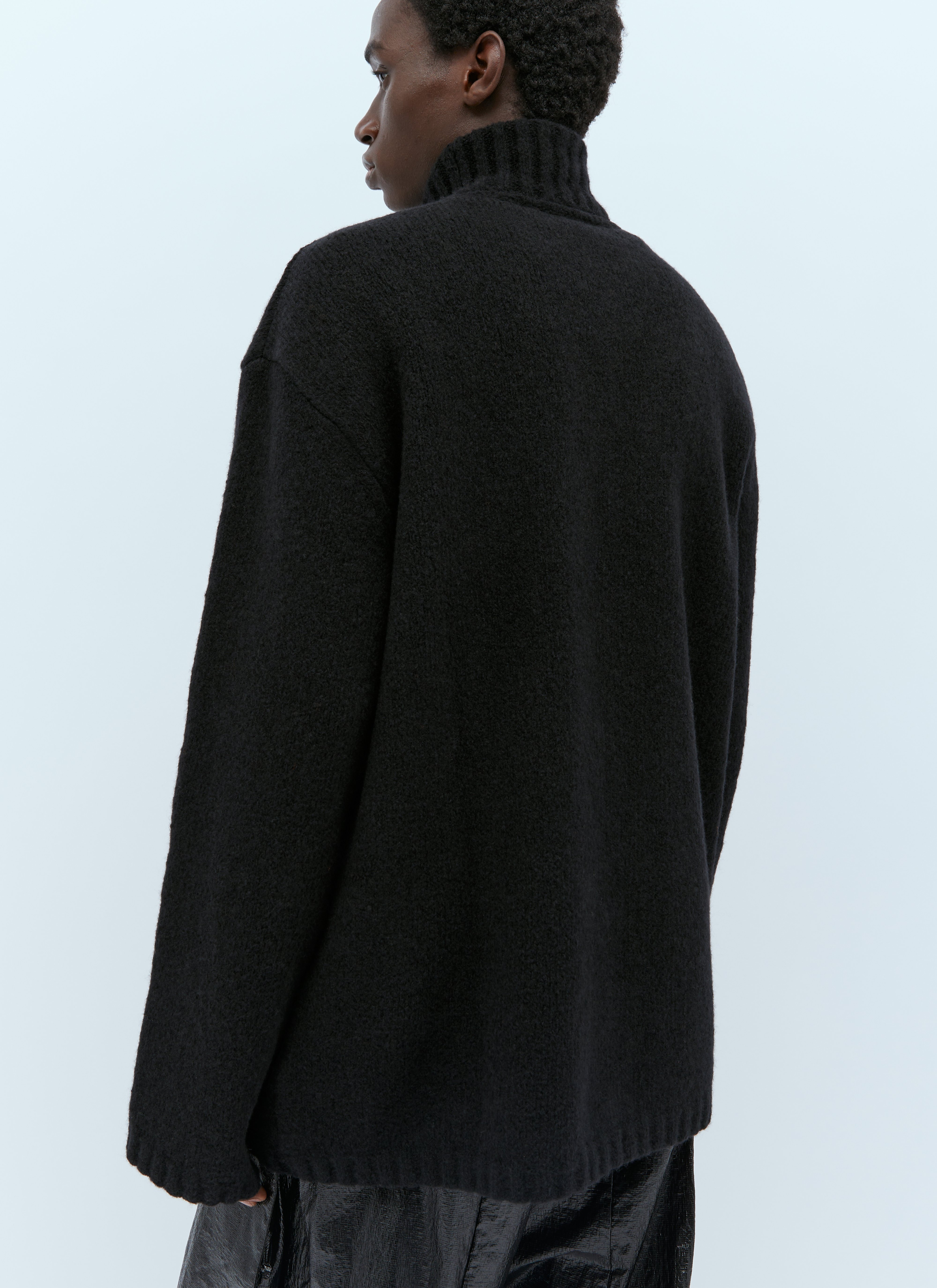 Walter Van Beirendonck ウールマフラー Walter Van Beirendonck Skull Knit Oversized Sweater | Man