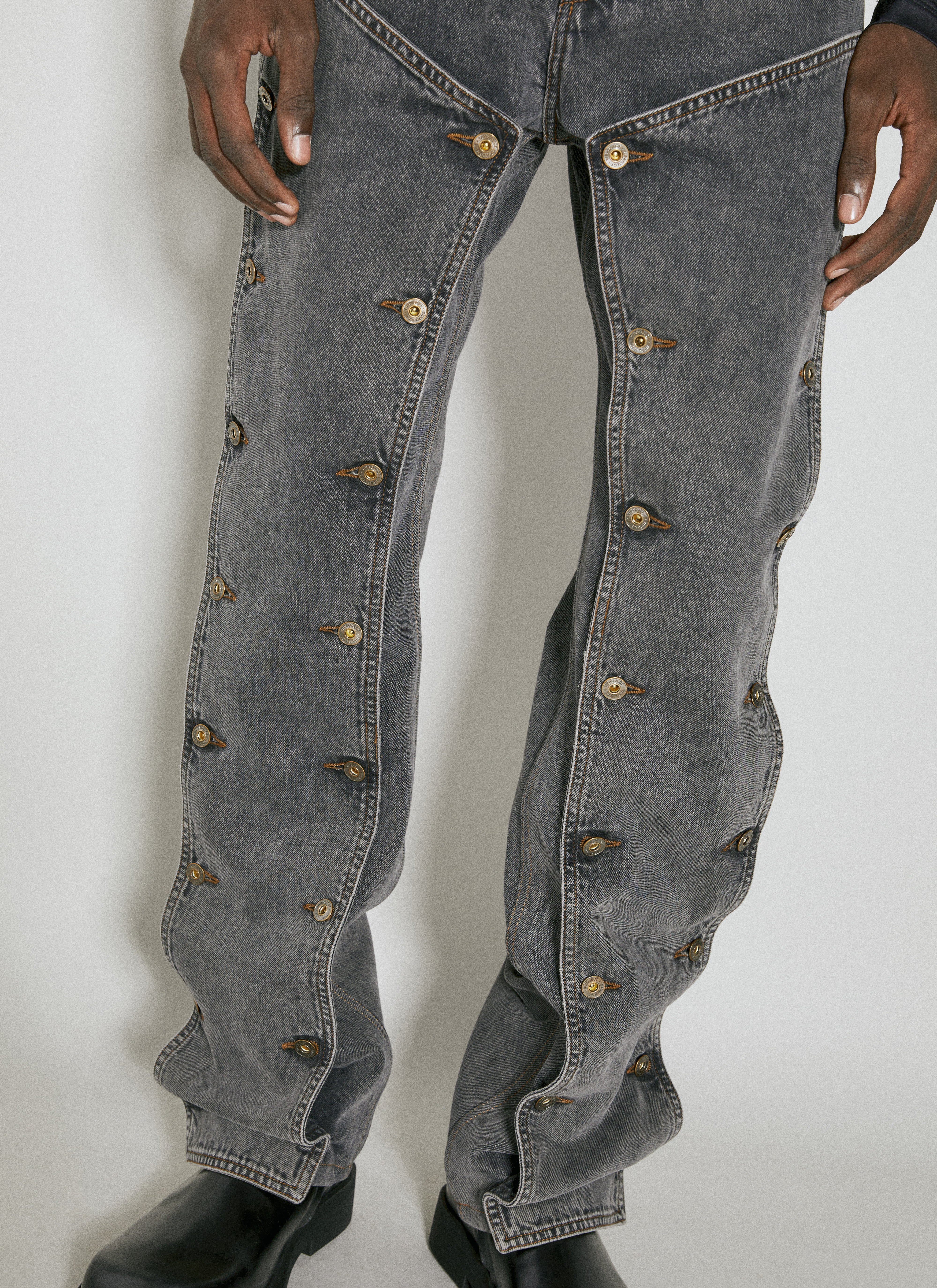 Y/Project Evergreen Snap Off Jeans | Man Jeans Dark Green 32