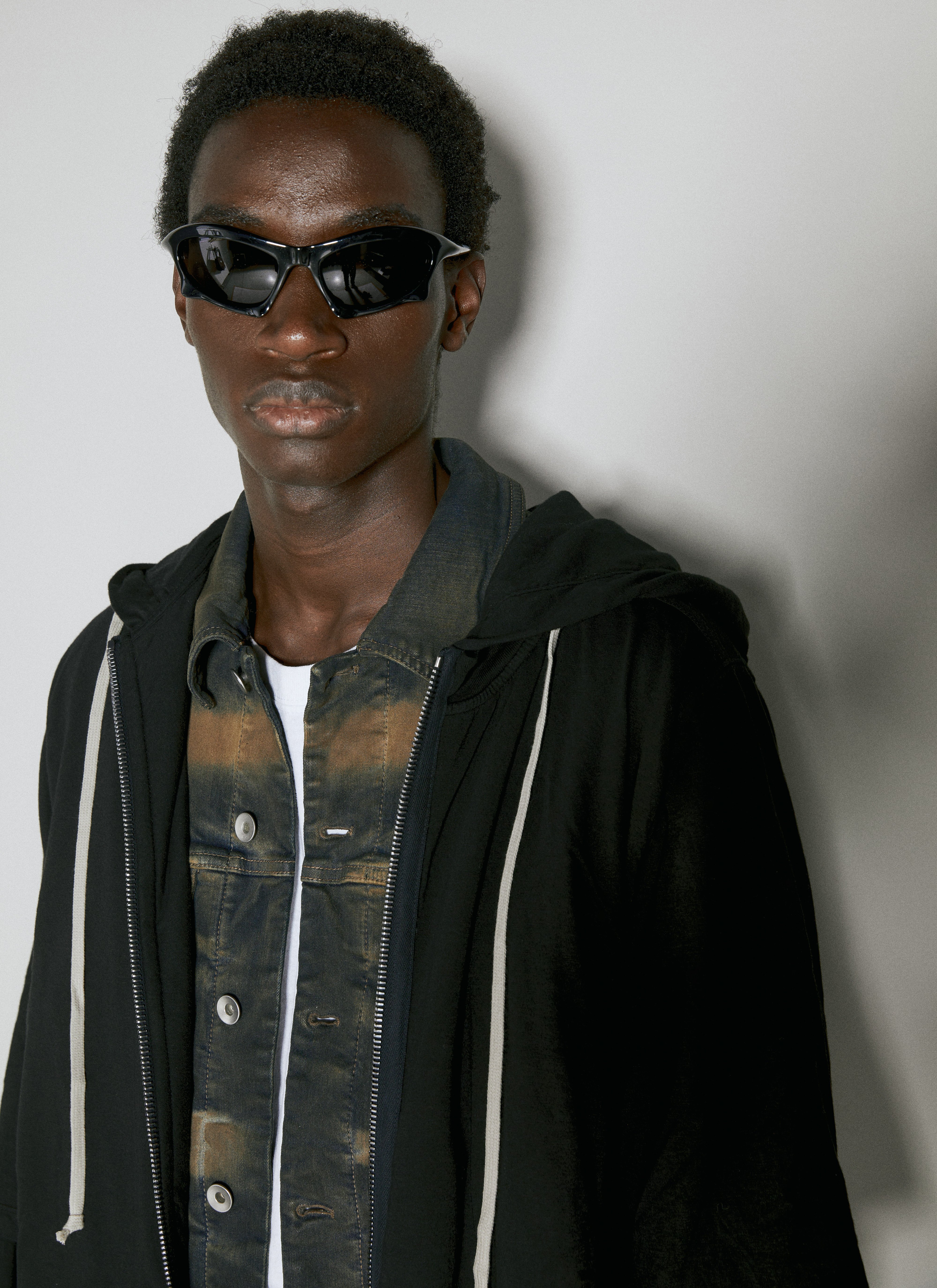 小物 Balenciaga BAT RECTANGLE SUNGLASSES Bat Rectangle Sunglasses in Silver | Balenciaga US