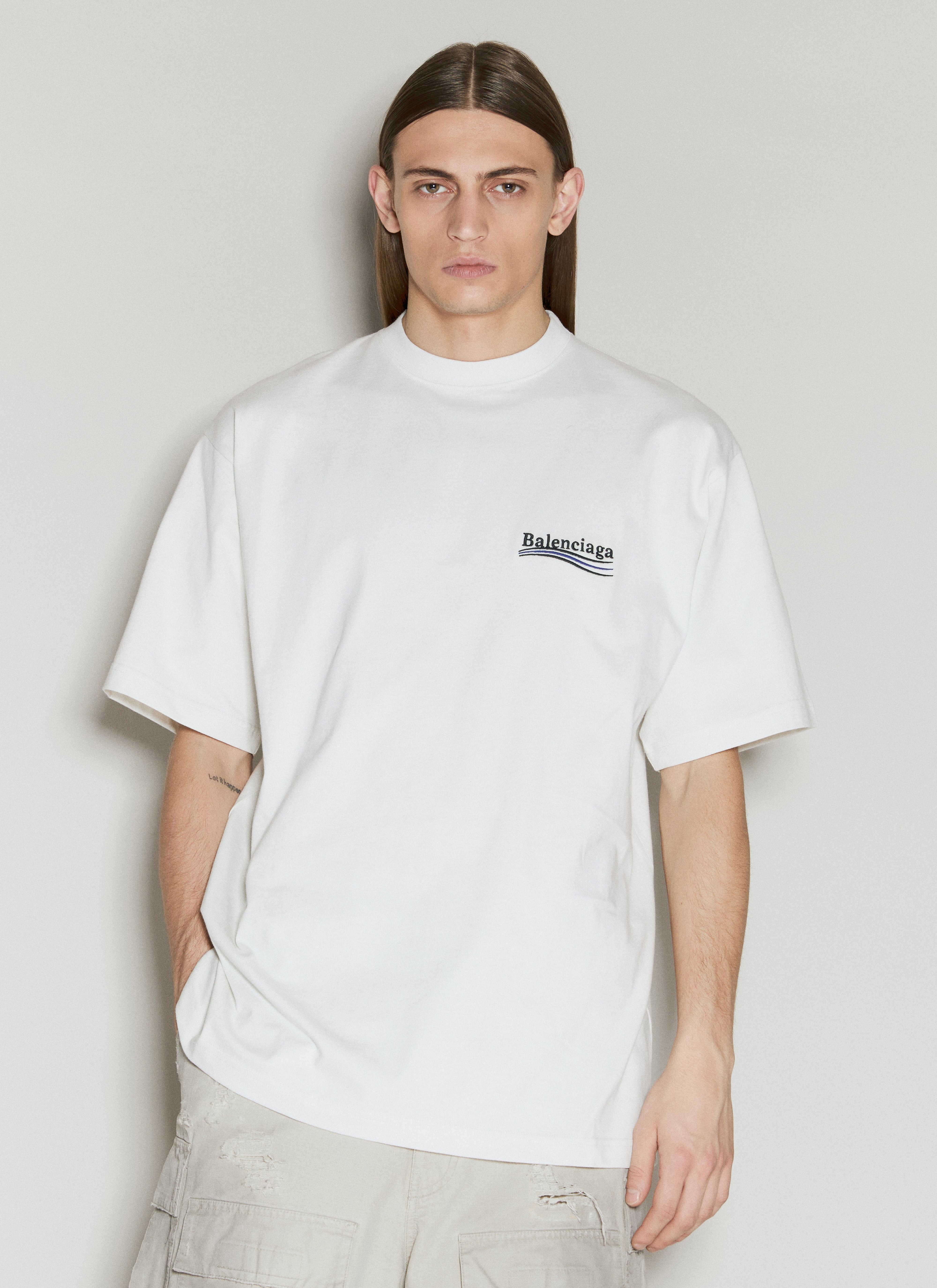 ★BALENCIAGA★ 641675 Large Fit Tシャツ T-shirt Balenciaga Large Fit Tee 