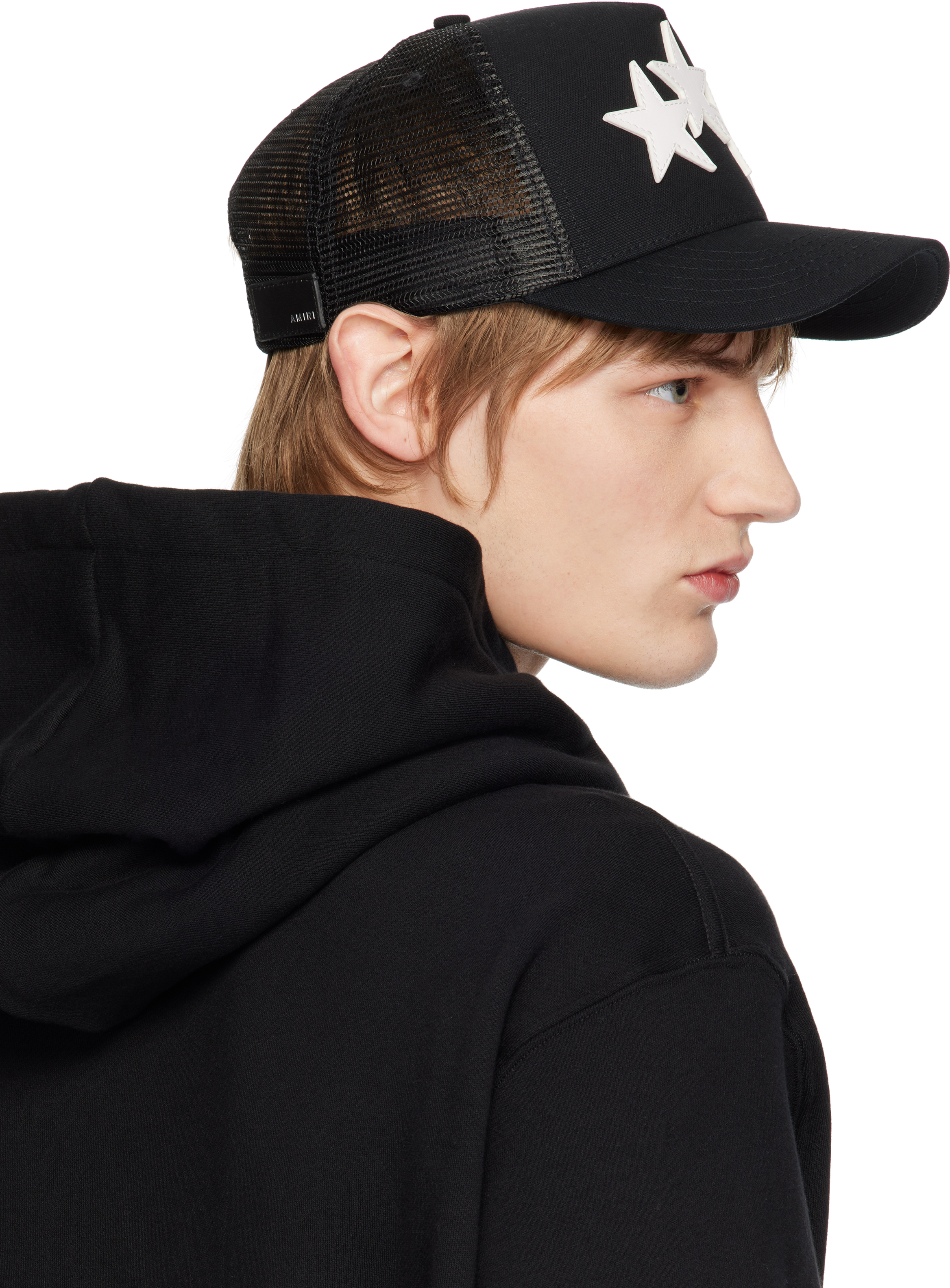 AMIRI Black Star Trucker Cap